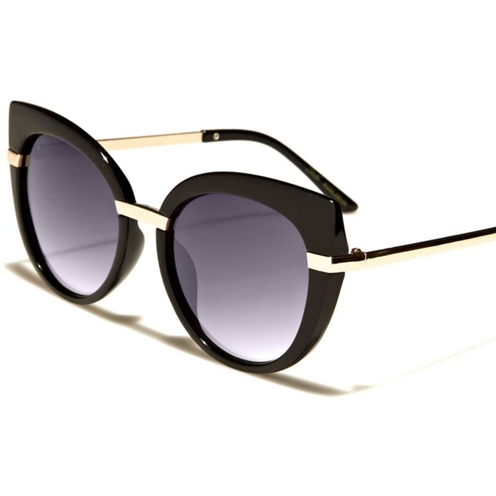 Classic Old Retro Look Stylish Gorgeous Sexy Womens Black Cat Eye Sunglasses